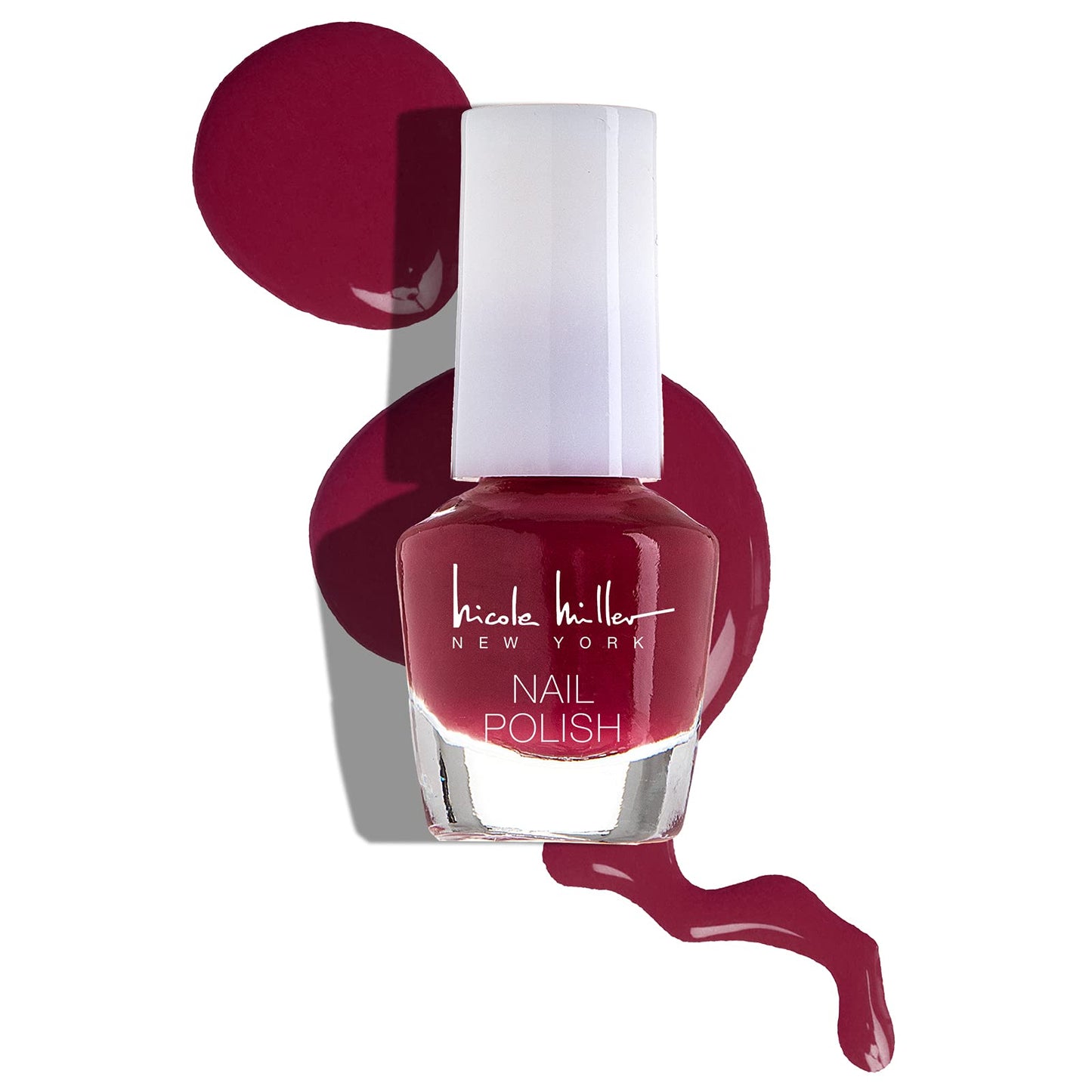 Nicole Miller New York Mini Nail Polish Set – 15-Piece Glossy Nail Colors Collection