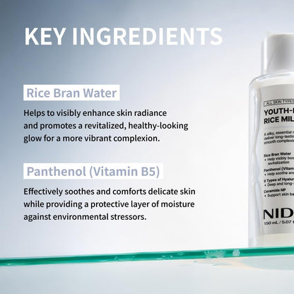 NIDA Youth-Boosting Rice Milky Toner | Glass Skin Hydration, Niacinamide