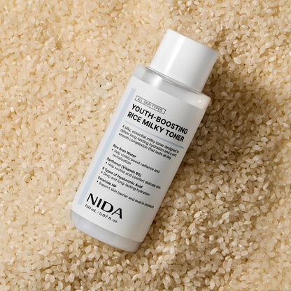 NIDA Youth-Boosting Rice Milky Toner | Glass Skin Hydration, Niacinamide
