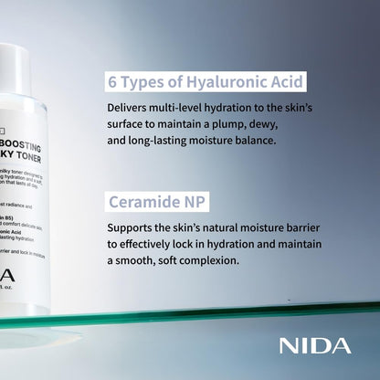 NIDA Youth-Boosting Rice Milky Toner | Glass Skin Hydration, Niacinamide