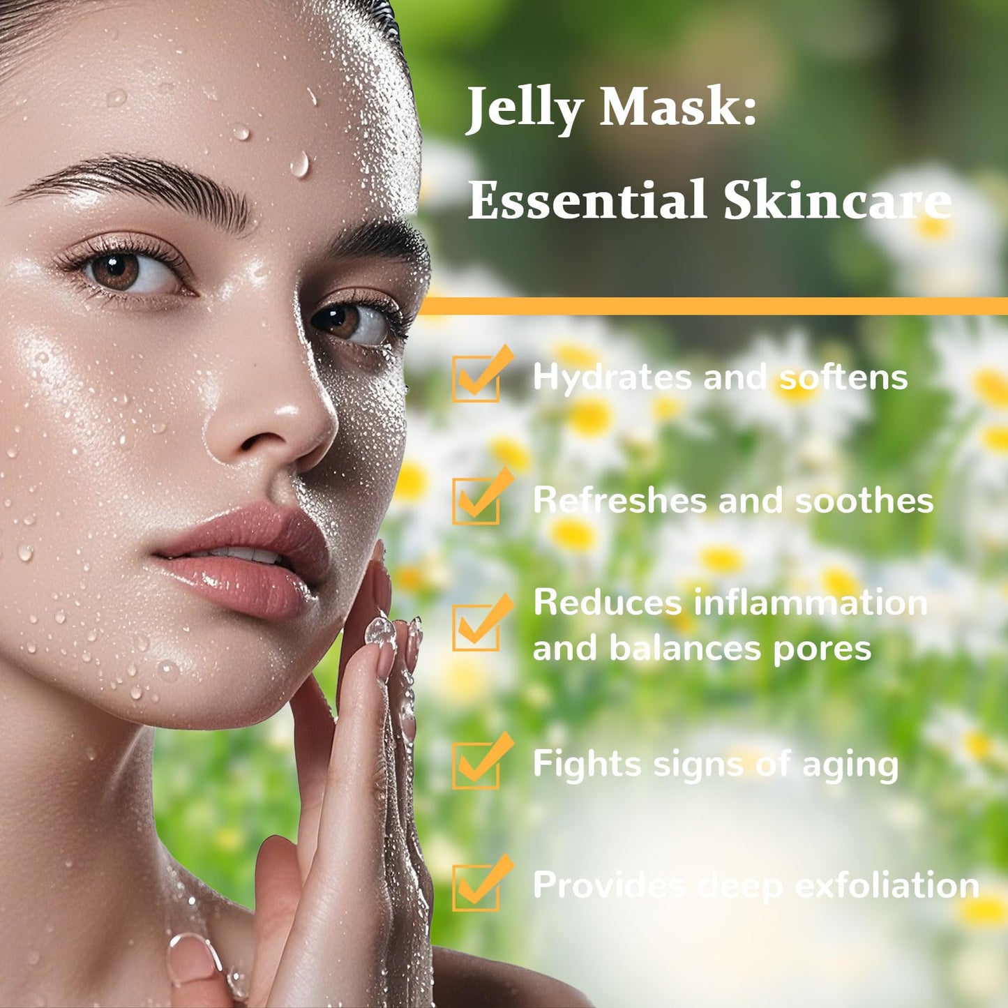 Nielies Chamomile Vajacial Peel-Off Jelly Mask Set – Instant Hydration