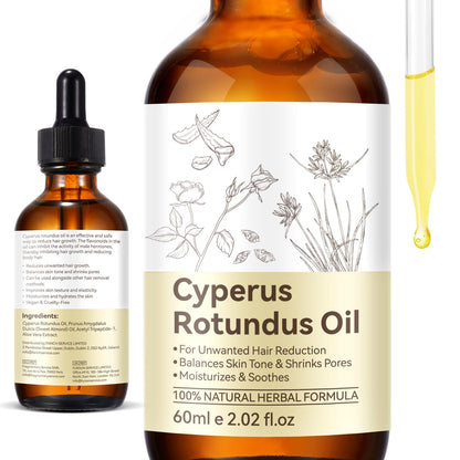 NIFEISHI Cyperus Rotundus Oil for Hair Removal – Gentle, Moisturizing Formula (60ml)