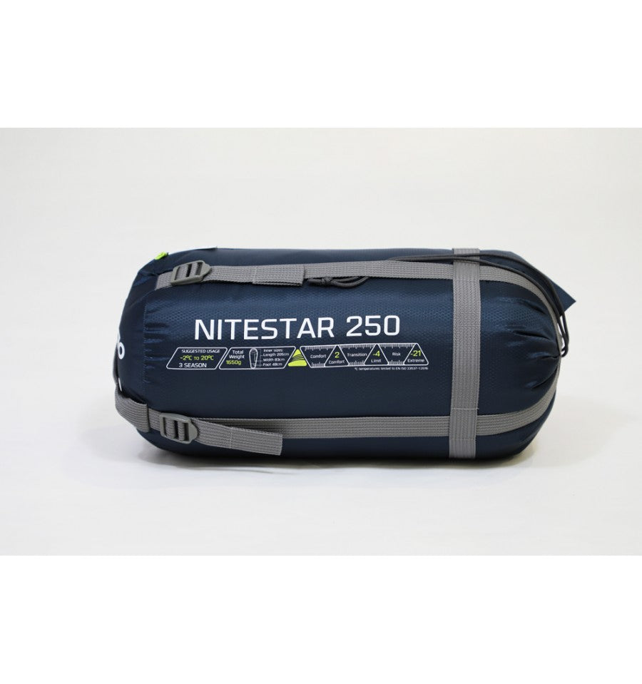 Vango Nitestar Alpha 250 Sleeping Bag - Ocean Green