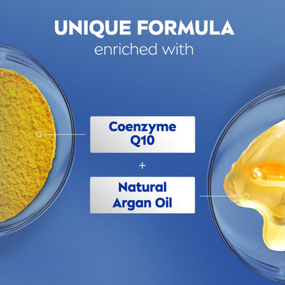 NIVEA Skin Firming Melanin Beauty & Hydration Lotion with Q10 & Argan Oil – 16.9 oz