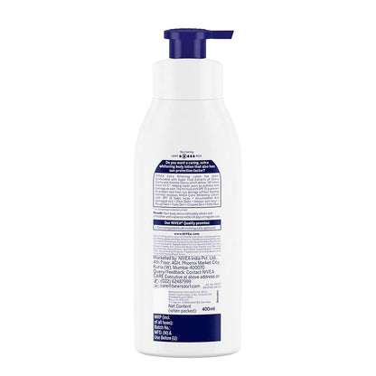 NIVEA Body Lotion Natural Glow – Vitamin C SPF 15, Cell Repair & Even Tone, 400 ml