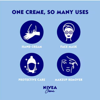 NIVEA Genuine German Cream Metal Tin 250ml – 2 Pack