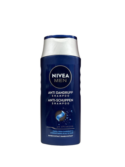 NIVEA Men Anti-Dandruff Power Shampoo 250 ml / 8.4 fl oz | Fresh, Clean Hair