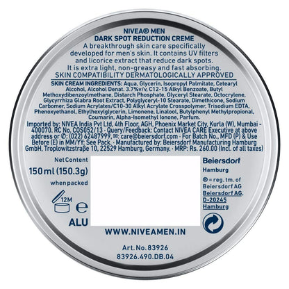 NIVEA Men Moisturizing Cream – Smooth & Hydrated Skin (150 ml)