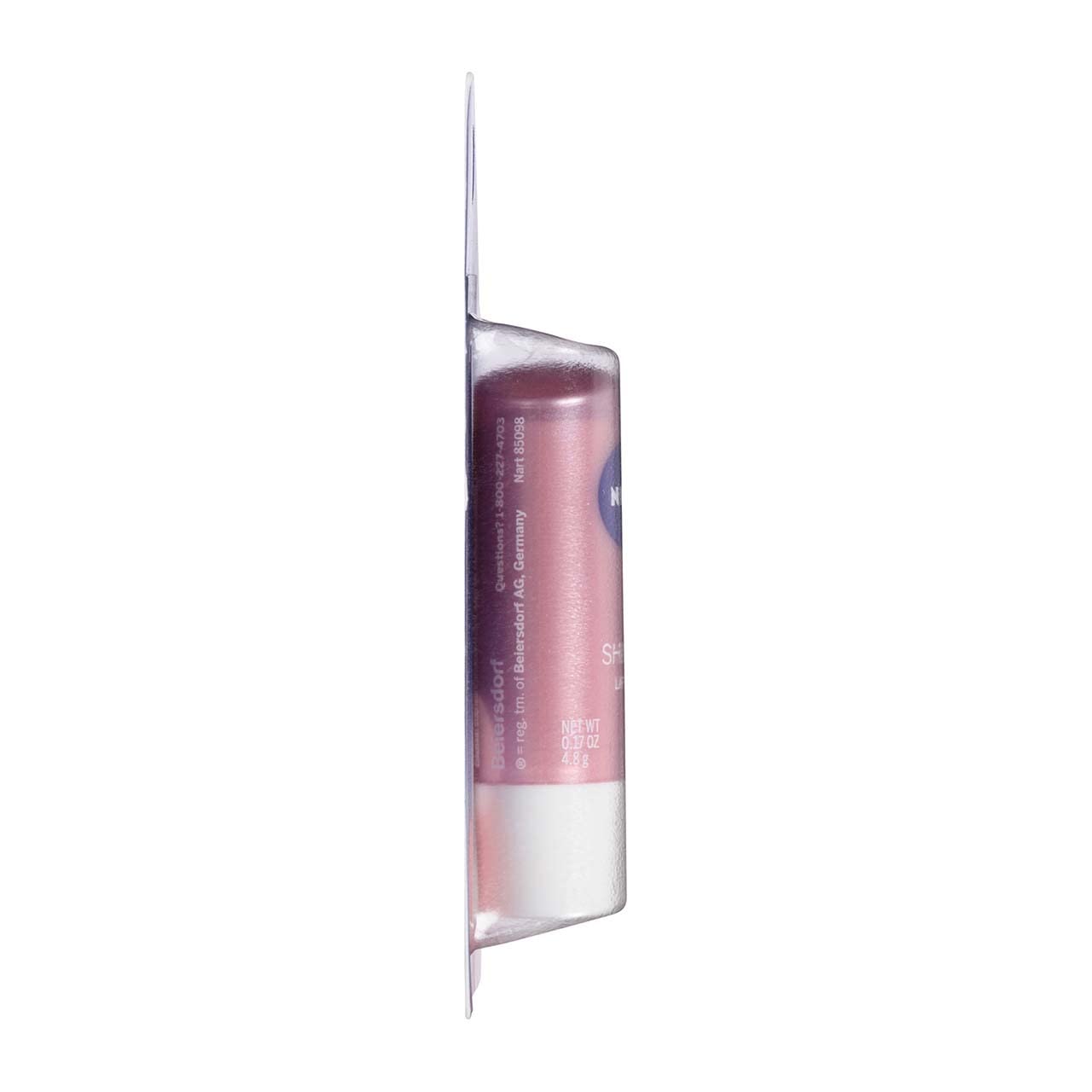 NIVEA Shimmer Radiant Lip Care 0.17 oz (Pack of 4) – Hydrating Lip Balm with Pearly Shine