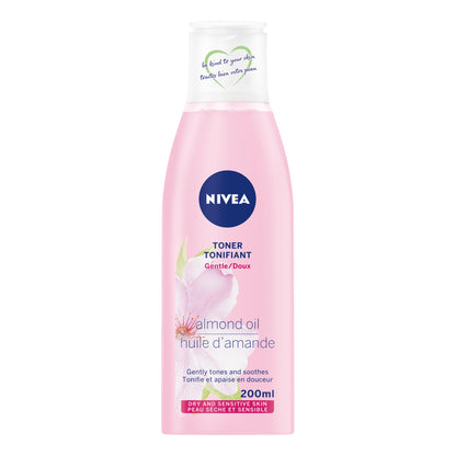 NIVEA Visage Gentle Toner – Hydrating, Dermatologist-Tested for Dry & Sensitive Skin (6.8 oz)