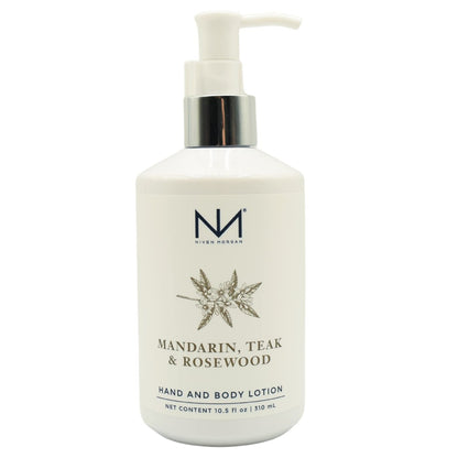 Niven Morgan Mandarin Teak & Rosewood Hand & Body Lotion – 10.5 Fl Oz