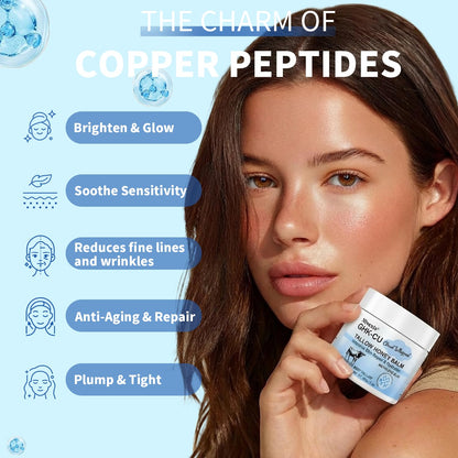 Nivexis Copper Peptides GHK-Cu Balm with Grass-Fed Tallow, Honey & Methylene Blue – All Skin Types, 2 Oz