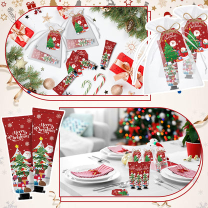 50-Piece Nlicrst Christmas Hand Cream Bulk Set – Santa & Snowman Gift Favors