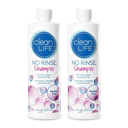 No-Rinse Shampoo 16 fl oz (2-Pack) – Rinse-Free, Fresh, Odor-Free Hair