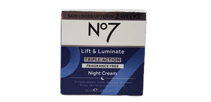 No.7 Lift & Luminate Day & Night Cream Bundle — Fragrance Free, SPF 30, 1.69 fl oz Each