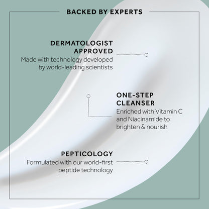 No7 Future Renew Damage Reversal Peptide Gentle Face Cleanser – Fragrance-Free Hydrating Anti-Aging Wash (5 oz)