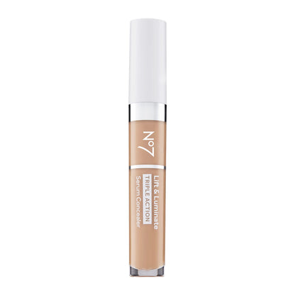 No7 Lift & Luminate Triple Action Concealer – Light/Medium, Brightening, Medium-to-Full Coverage (8ml)