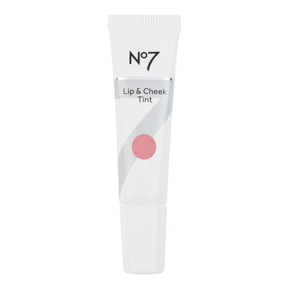 No7 Lip & Cheek Tint - Lightweight Lip & Cheek Stain in Dusk Pink (10ml) - Hydrating, Soft Matte Finish