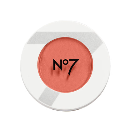 No7 Matte Powder Blush - Peaches | Loose Blush with Vitamin E for Natural Glow
