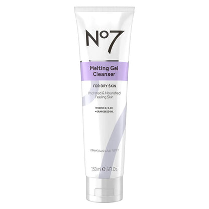 No7 Melting Gel Cleanser – Hydrating Makeup Remover Balm with Vitamin C & E (150 ml)