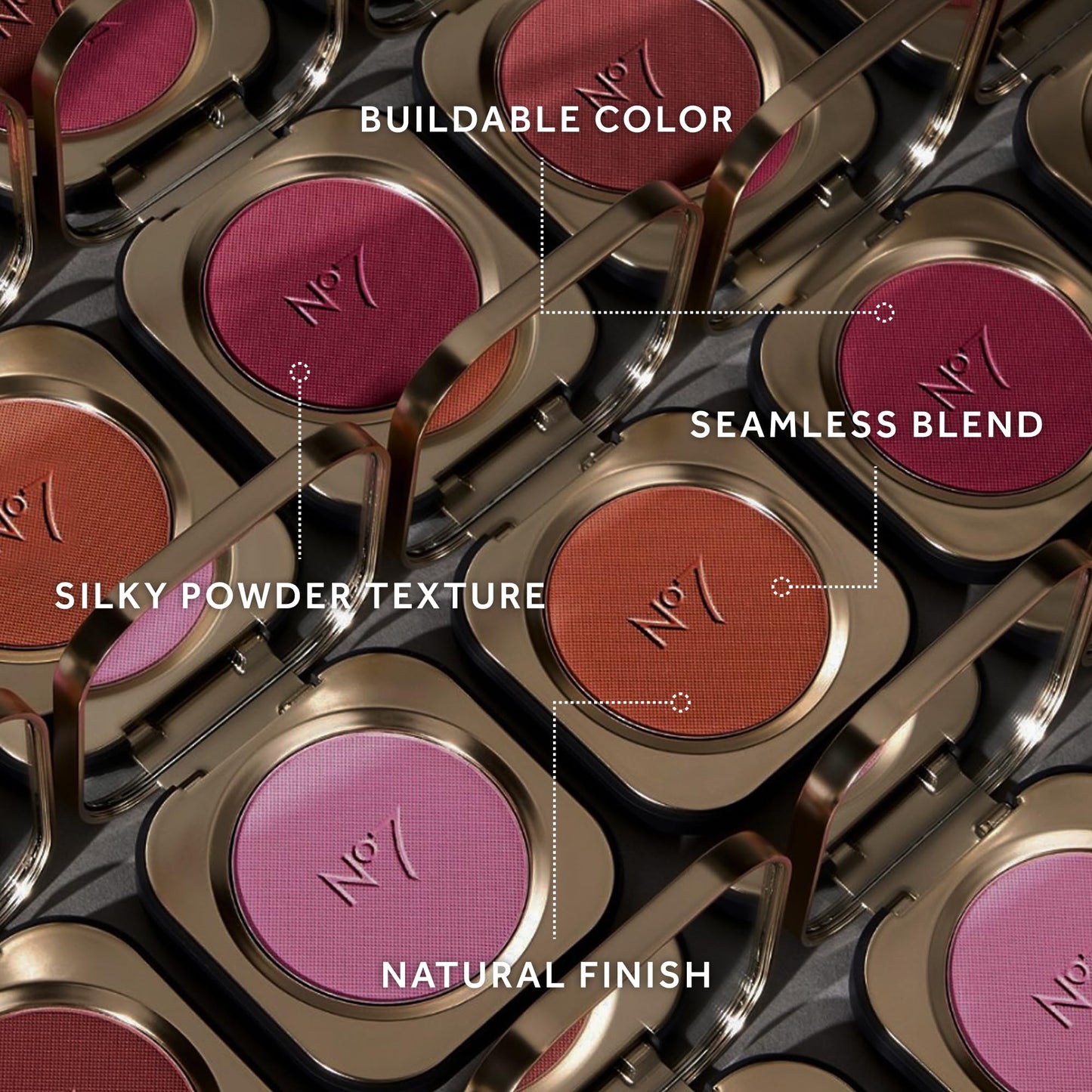 No7 Pro Artist Luxe Powder Blush for Cheeks – Buildable, Silky Finish Rose (5g)
