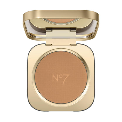No7 Pro Artist Pressed Setting Powder - Lightweight Translucent Finish, Shine Control, 9g Travel Compact