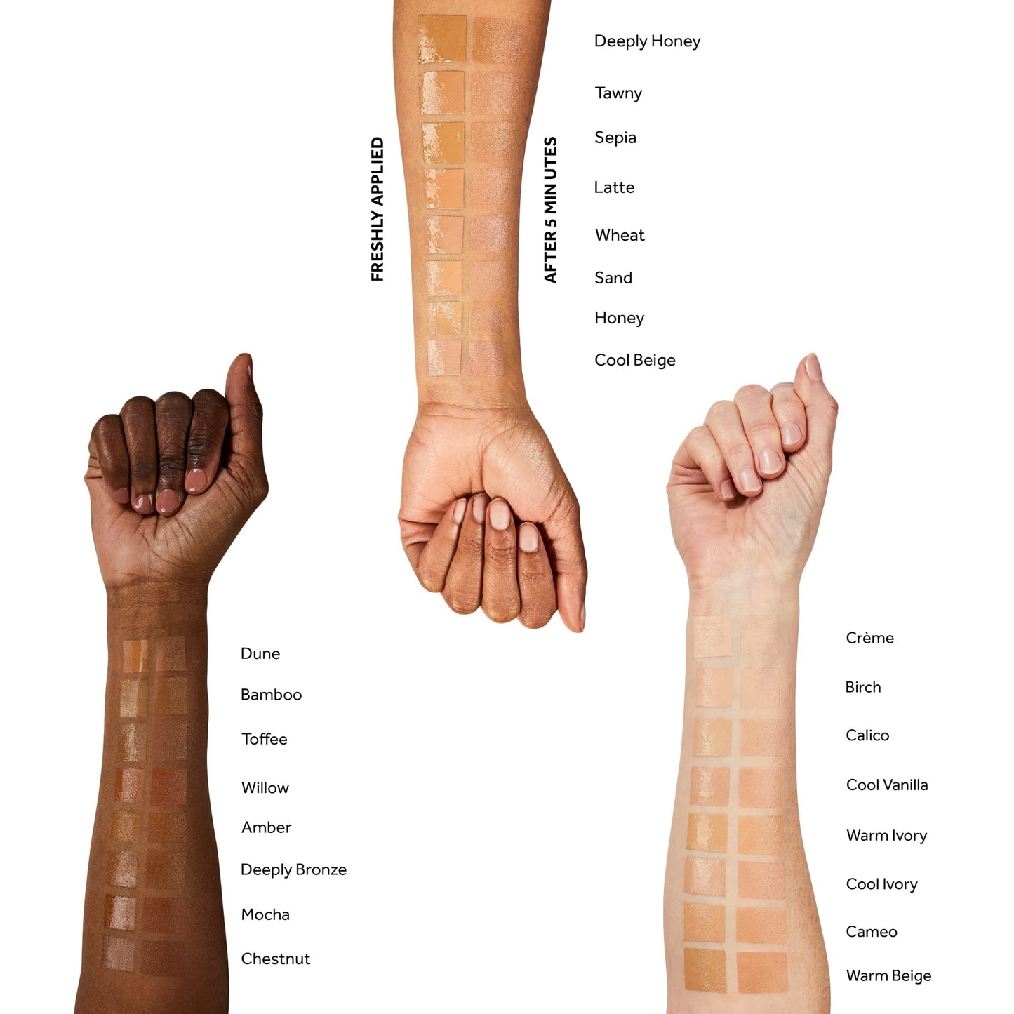 No7 Protect & Perfect Advanced All in One Foundation - Deep Honey | Hydrating, SPF 50, Buildable Coverage