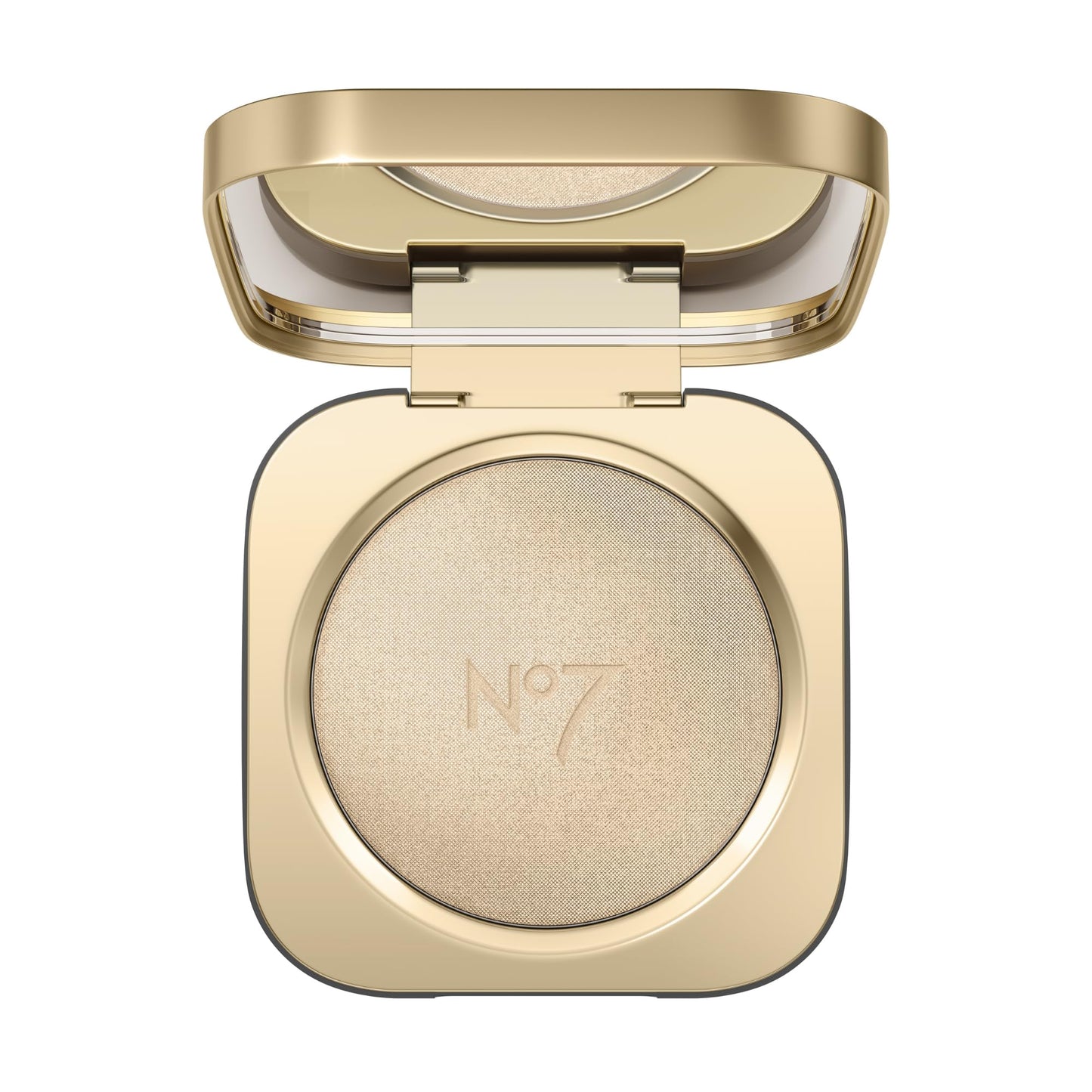 No7 Radiant Glow Powder Highlighter – Lightweight, Buildable Dewy Shine (Gold Silk 5g)