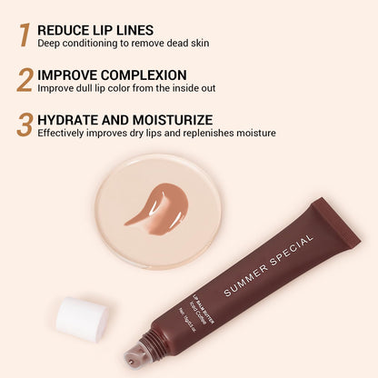 Nobeka Lip Butter Balm Kit – Hydrating Tinted Lip Balm Set with Shea Butter & Avocado Oil