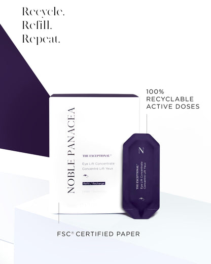 Noble Panacea Eye Lift Concentrate 12 Doses Refill | Luxury Eye Cream for Lifting & Firming