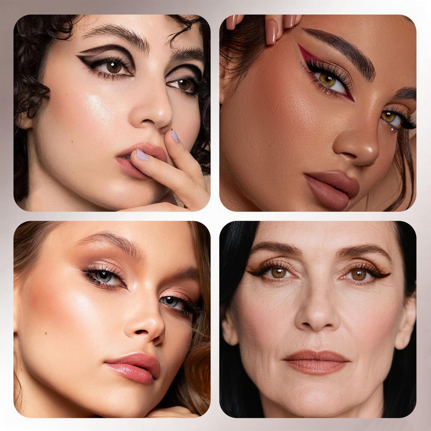 Noerrors Gel Eyeliner Pencil Set – 5 Colors, Waterproof, Long-Lasting, Built-in Sharpener