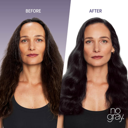 No Gray Quick Color Shampoo – Black, 8.45 oz | 5-Minute Gray Coverage
