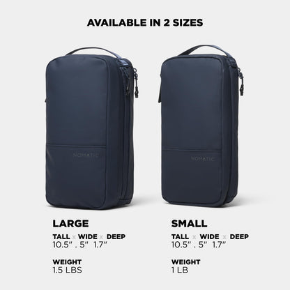 NOMATIC Toiletry Bag for Travel Navy Large V2 – Water-Resistant, Multi-Compartment