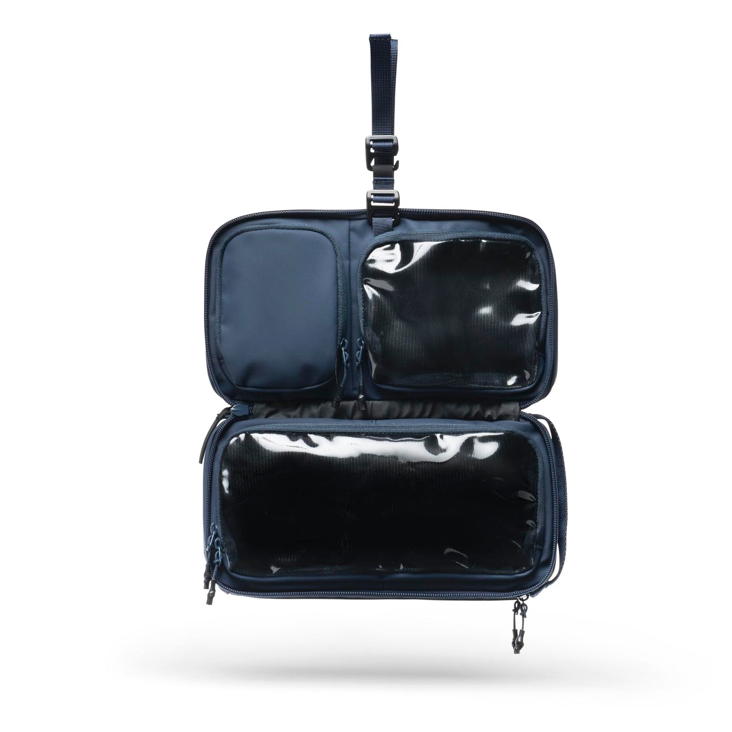 NOMATIC Toiletry Bag for Travel - Navy Small V2 | Compact, Water-Resistant Organizer