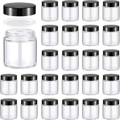 Norme 24 Pcs 4 oz Glass Jars with Lids — Leakproof, Airtight Storage for Cosmetics & DIY Projects
