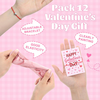 Norme 12-Piece Galentine's Gift Set — Velvet Scrunchies, Adjustable Heart Bracelets, Cards & Bags