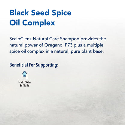 North American Herb & Spice ScalpClenz Shampoo - 8 oz, Black Seed Oil Renew Formula, Non-GMO