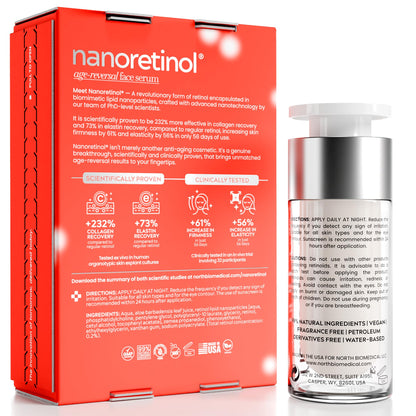 North Biomedical Nanoretinol: Encapsulated Nano Retinol Serum for Face & Eye Contour