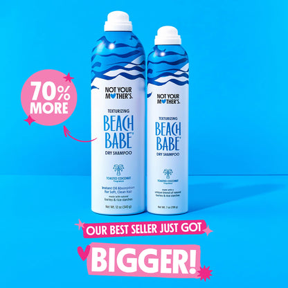 Not Your Mother's Beach Babe Dry Shampoo 2-Pack – 12 oz Each | Toasted Coconut