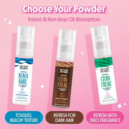 Not Your Mother's Beach Babe Texturizing Dry Shampoo Powder (2-Pack) – 0.85 oz Each