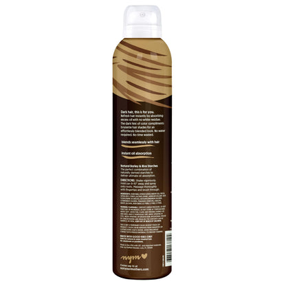 Not Your Mother's Clean Freak Dark Hair Dry Shampoo (2 Pack) – 7 oz Each | Brunette-Tinted Oil Absorption, No-Rinse