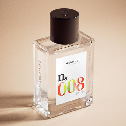 Noteworthy n,008 Say Yes Eau de Parfum – Pear, Gardenia & Sandalwood | Unisex 100ml