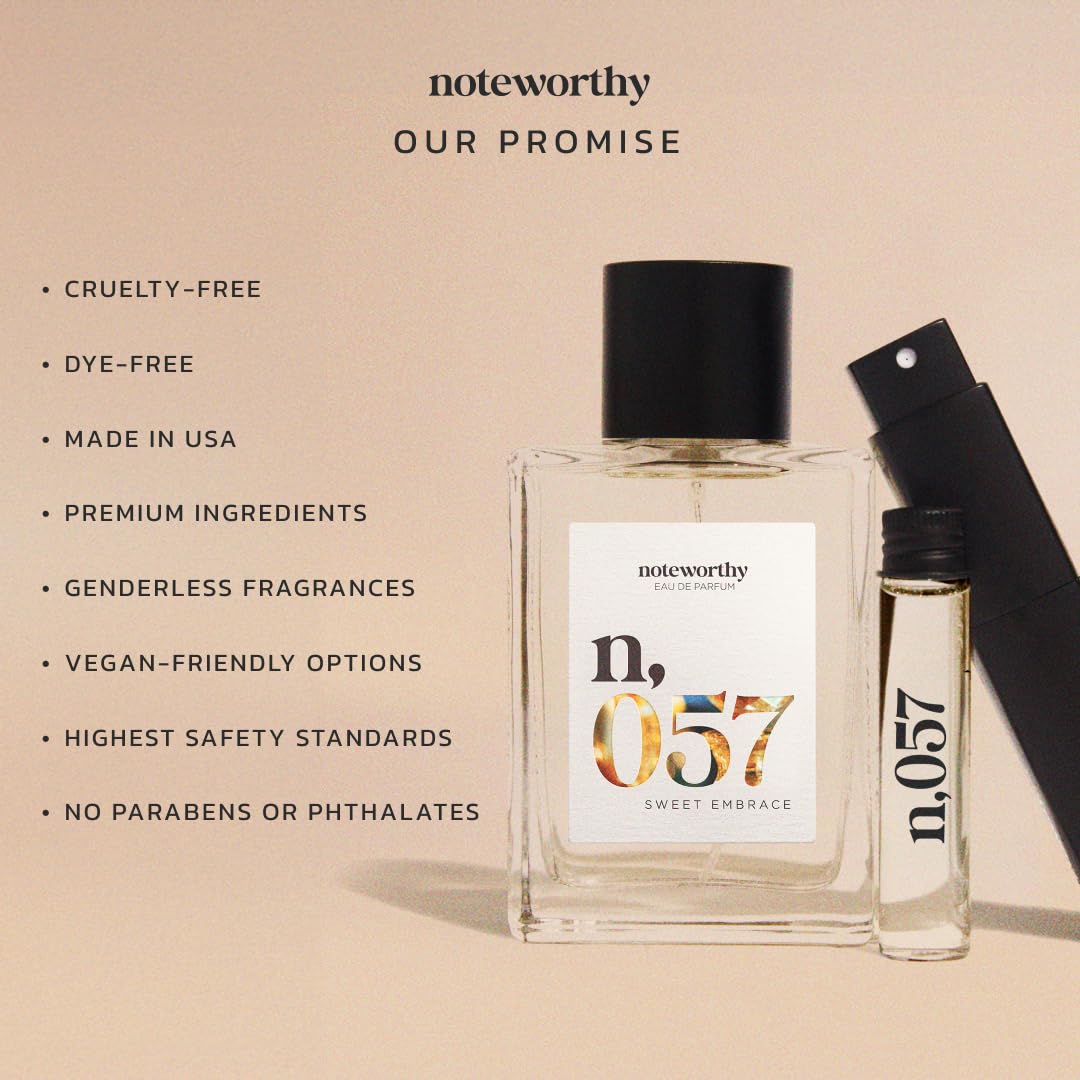 Noteworthy n057 Sweet Embrace Eau de Parfum – Vanilla & Passionfruit, Long-Lasting Unisex (50ml)