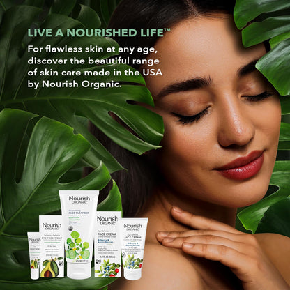 Nourish Organic Face Cleanser – Bilberry & Arctic Berries Anti-Aging Foaming Wash