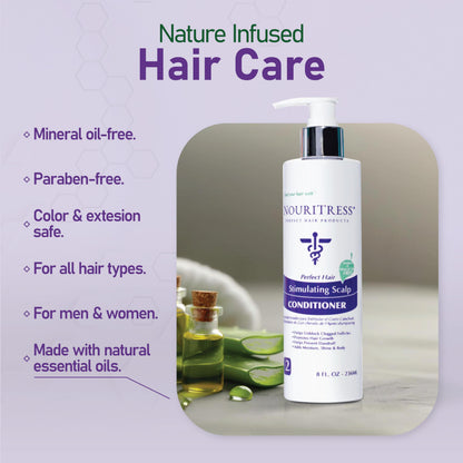 NouriTress Stimulating Scalp Conditioner – Deep Hydration & Strength, 8oz