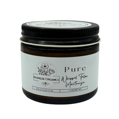 Nouvelise Organics Pure Whipped Tallow Moisturizer — Unscented, 1.7oz