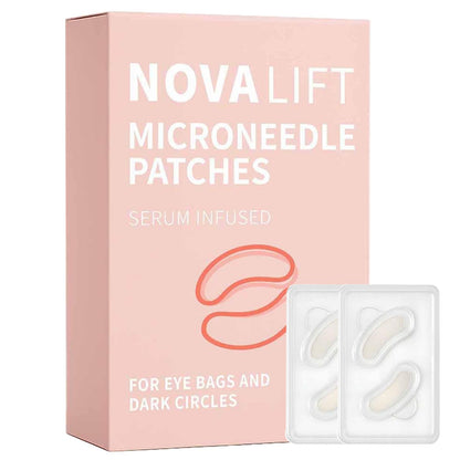 NOVALIFT Micro Eye Patches – Hydrating Under-Eye Patches for Puffy Eyes & Fine Lines (3 Pairs)