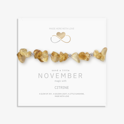 Citrine Bracelet and Earring Set