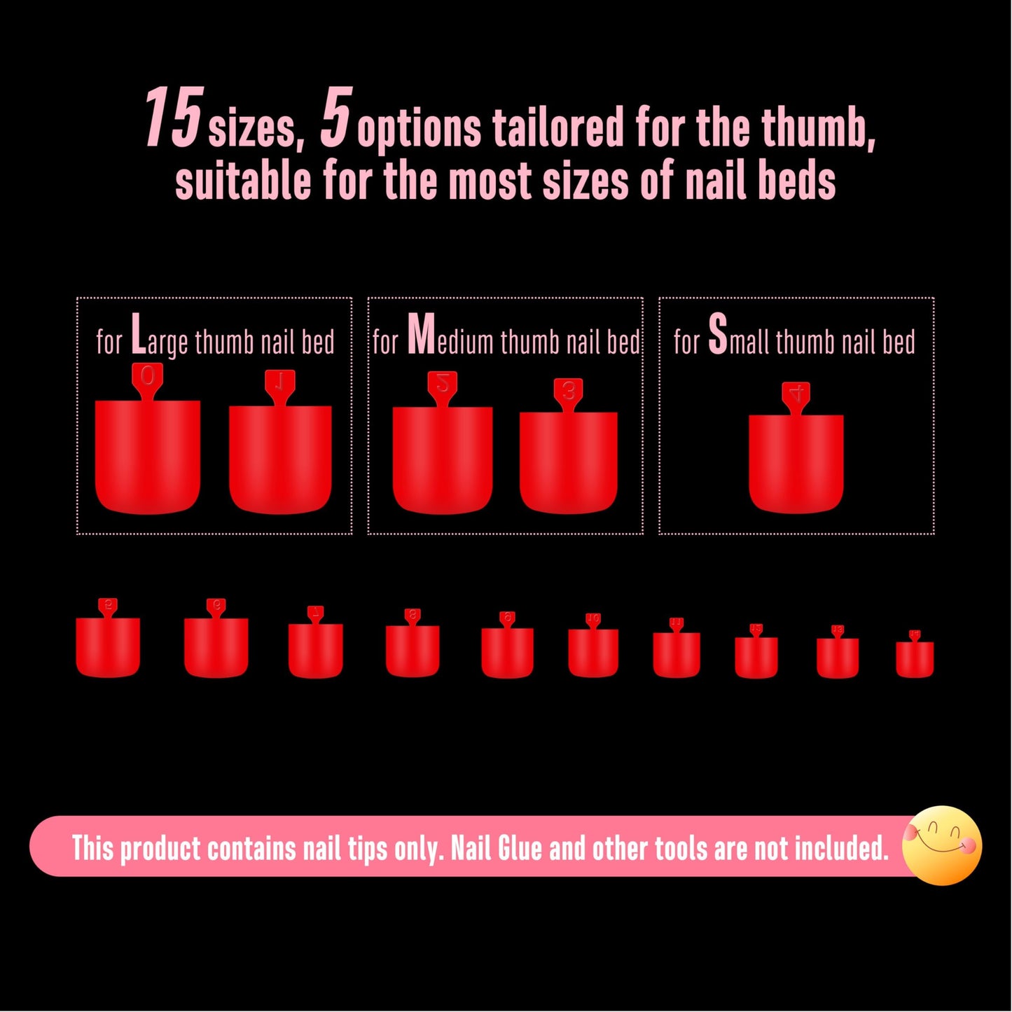 NOVO OVO Red Toe Nail Tips Square - 240Pcs Soft Gel Press On Toenails, 15 Sizes, Wide Fit