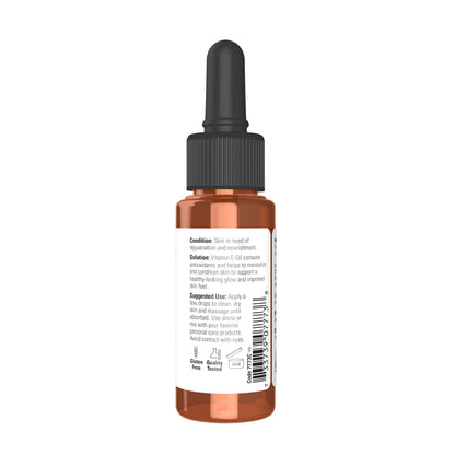 NOW Foods Solutions E-Oil 23,000 IU - Natural Skin Rejuvenation & Moisturizer (1 oz)
